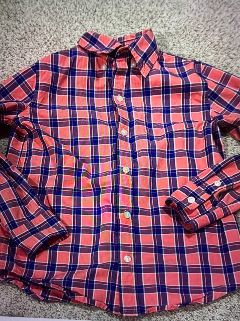 Janie & Jack Plaid Shirt, 6